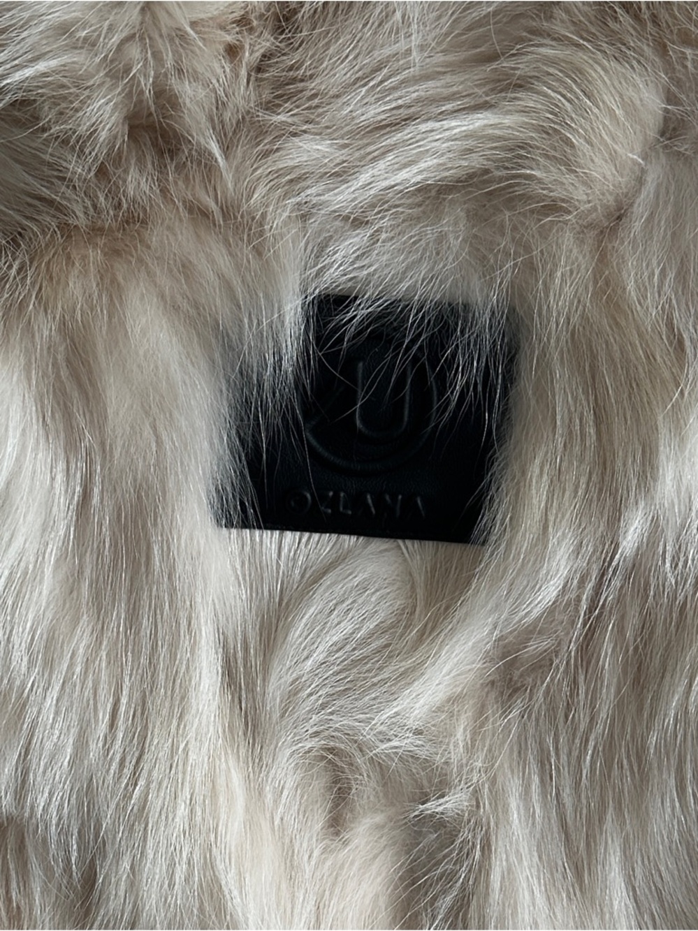 OZLANA Raccoon Fur Convertible Detachable Sleeve Vest Coat Jacket - Small - Picture 5 of 11